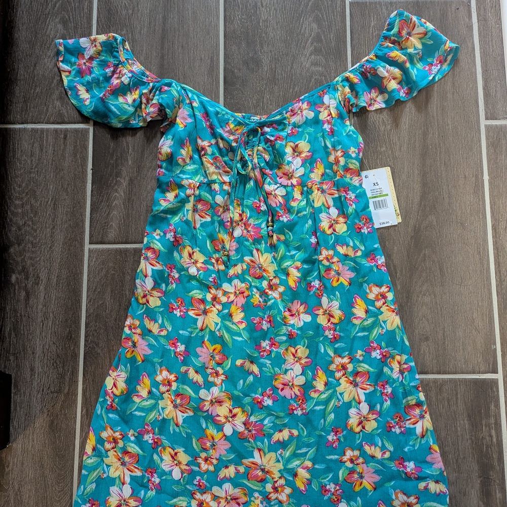 Floral Off-Shoulder Dress